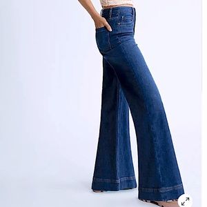 Anthropologie Wide Leg Jeans Y2K 70s Retro